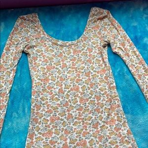 Pacsun long sleeve floral t shirt